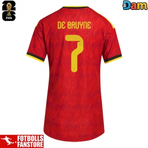 Belgien Kevin De Bruyne #7 Hemmatröja Dam VM 2026 Kortärmad
