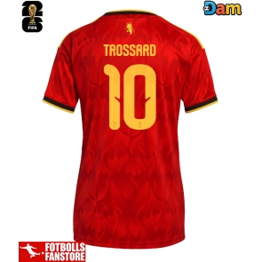 Belgien Leandro Trossard #10 Hemmatröja Dam VM 2026 Kortärmad