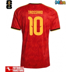 Belgien Leandro Trossard #10 Hemmatröja VM 2026 Kortärmad