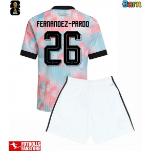 Belgien Matias Fernandez-Pardo #26 Bortatröja Barn VM 2026 Kortärmad (+ Korta byxor)