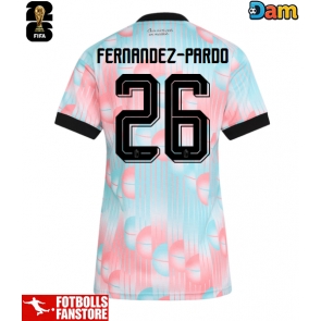 Belgien Matias Fernandez-Pardo #26 Bortatröja Dam VM 2026 Kortärmad