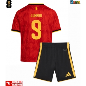 Belgien Romelu Lukaku #9 Hemmatröja Barn VM 2026 Kortärmad (+ Korta byxor)