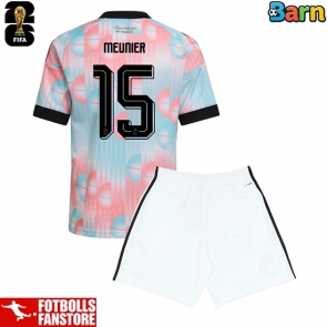 Belgien Thomas Meunier #15 Bortatröja Barn VM 2026 Kortärmad (+ Korta byxor)