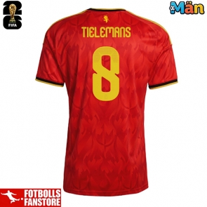 Belgien Youri Tielemans #8 Hemmatröja VM 2026 Kortärmad