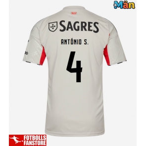 Benfica Antonio Silva #4 Bortatröja 2025-26 Kortärmad