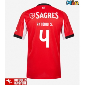 Benfica Antonio Silva #4 Hemmatröja 2025-26 Kortärmad