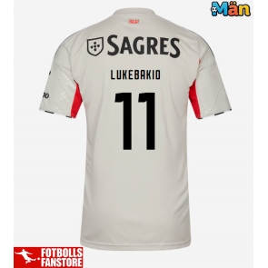 Benfica Dodi Lukebakio #11 Bortatröja 2025-26 Kortärmad
