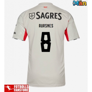 Benfica Fredrik Aursnes #8 Bortatröja 2025-26 Kortärmad