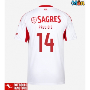 Benfica Vangelis Pavlidis #14 Tredje Tröja 2025-26 Kortärmad