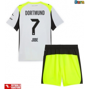 Borussia Dortmund Jobe Bellingham #7 Bortatröja Barn 2025-26 Kortärmad (+ Korta byxor)