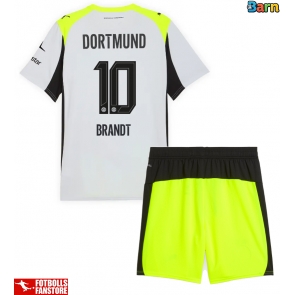 Borussia Dortmund Julian Brandt #10 Bortatröja Barn 2025-26 Kortärmad (+ Korta byxor)