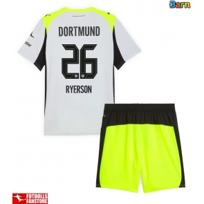 Borussia Dortmund Julian Ryerson #26 Bortatröja Barn 2025-26 Kortärmad (+ Korta byxor)