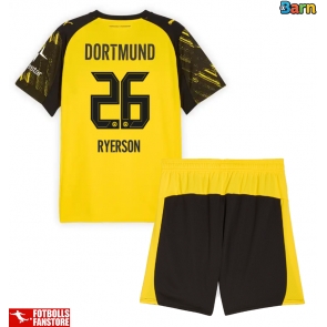 Borussia Dortmund Julian Ryerson #26 Hemmatröja Barn 2025-26 Kortärmad (+ Korta byxor)