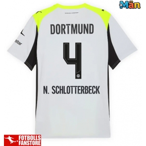 Borussia Dortmund Nico Schlotterbeck #4 Bortatröja 2025-26 Kortärmad