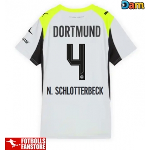 Borussia Dortmund Nico Schlotterbeck #4 Bortatröja Dam 2025-26 Kortärmad