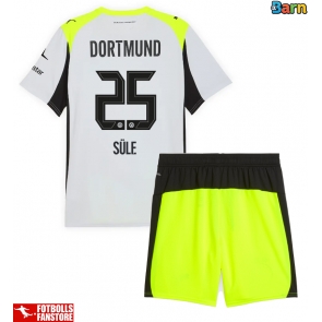 Borussia Dortmund Niklas Sule #25 Bortatröja Barn 2025-26 Kortärmad (+ Korta byxor)