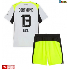 Borussia Dortmund Pascal Gross #13 Bortatröja Barn 2025-26 Kortärmad (+ Korta byxor)