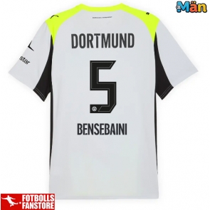 Borussia Dortmund Ramy Bensebaini #5 Bortatröja 2025-26 Kortärmad
