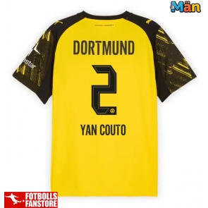 Borussia Dortmund Yan Couto #2 Hemmatröja 2025-26 Kortärmad