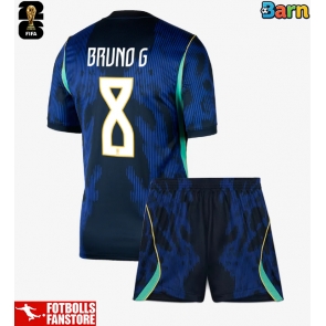 Brasilien Bruno Guimaraes #8 Bortatröja Barn VM 2026 Kortärmad (+ Korta byxor)