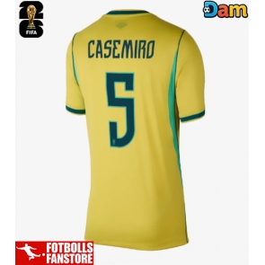 Brasilien Casemiro #5 Hemmatröja Dam VM 2026 Kortärmad