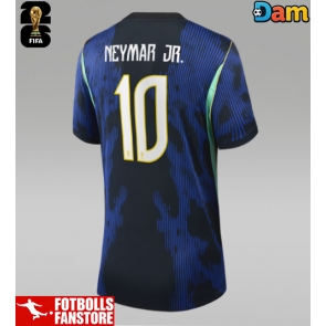 Brasilien Neymar Jr #10 Bortatröja Dam VM 2026 Kortärmad