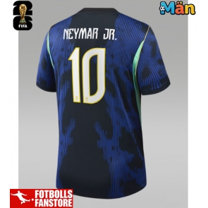 Brasilien Neymar Jr #10 Bortatröja VM 2026 Kortärmad