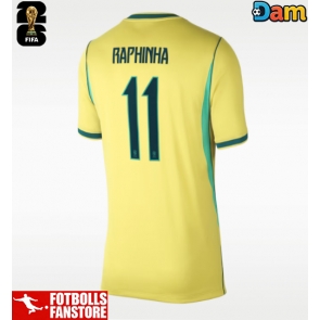 Brasilien Raphinha Belloli #11 Hemmatröja Dam VM 2026 Kortärmad