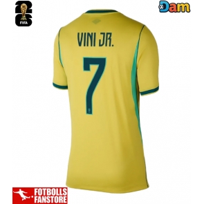 Brasilien Vinicius Junior #7 Hemmatröja Dam VM 2026 Kortärmad