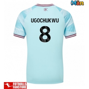 Burnley Lesley Ugochukwu #8 Bortatröja 2025-26 Kortärmad