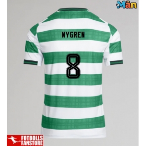 Celtic Benjamin Nygren #8 Hemmatröja 2025-26 Kortärmad