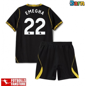 Chelsea Emmanuel Emegha #22 Bortatröja Barn 2026-27 Kortärmad (+ Korta byxor)