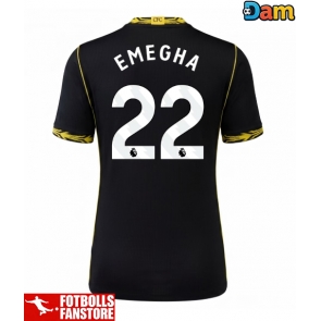 Chelsea Emmanuel Emegha #22 Bortatröja Dam 2026-27 Kortärmad