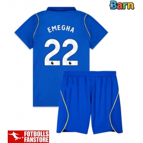 Chelsea Emmanuel Emegha #22 Hemmatröja Barn 2026-27 Kortärmad (+ Korta byxor)