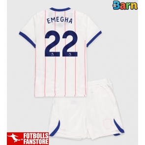 Chelsea Emmanuel Emegha #22 Tredje Tröja Barn 2026-27 Kortärmad (+ Korta byxor)