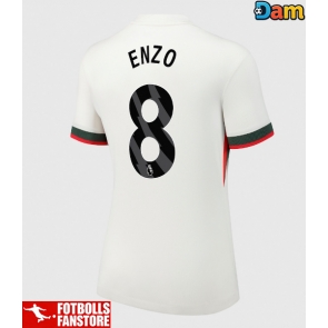 Chelsea Enzo Fernandez #8 Bortatröja Dam 2025-26 Kortärmad