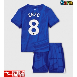 Chelsea Enzo Fernandez #8 Hemmatröja Barn 2025-26 Kortärmad (+ Korta byxor)
