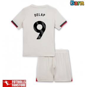 Chelsea Liam Delap #9 Bortatröja Barn 2025-26 Kortärmad (+ Korta byxor)