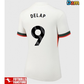 Chelsea Liam Delap #9 Bortatröja Dam 2025-26 Kortärmad