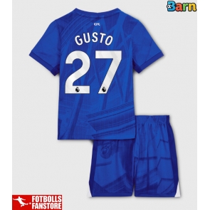 Chelsea Malo Gusto #27 Hemmatröja Barn 2025-26 Kortärmad (+ Korta byxor)