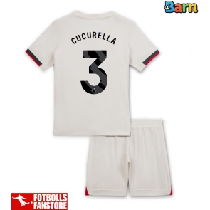 Chelsea Marc Cucurella #3 Bortatröja Barn 2025-26 Kortärmad (+ Korta byxor)