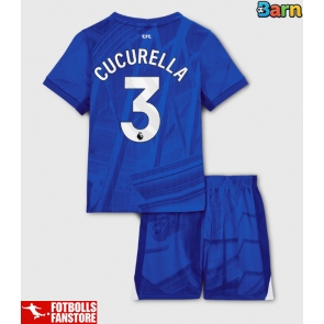 Chelsea Marc Cucurella #3 Hemmatröja Barn 2025-26 Kortärmad (+ Korta byxor)