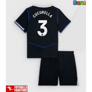 Chelsea Marc Cucurella #3 Tredje Tröja Barn 2025-26 Kortärmad (+ Korta byxor)