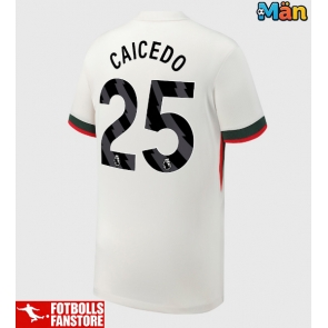 Chelsea Moises Caicedo #25 Bortatröja 2025-26 Kortärmad