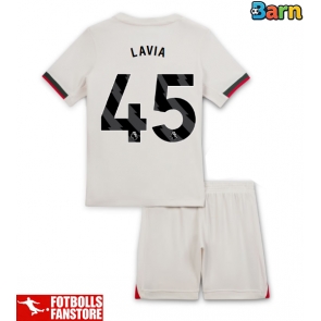Chelsea Romeo Lavia #45 Bortatröja Barn 2025-26 Kortärmad (+ Korta byxor)