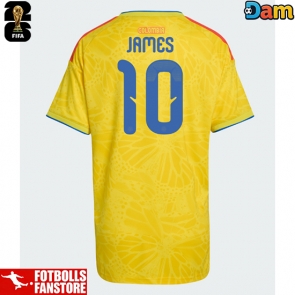 Colombia James Rodriguez #10 Hemmatröja Dam VM 2026 Kortärmad