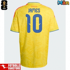 Colombia James Rodriguez #10 Hemmatröja VM 2026 Kortärmad