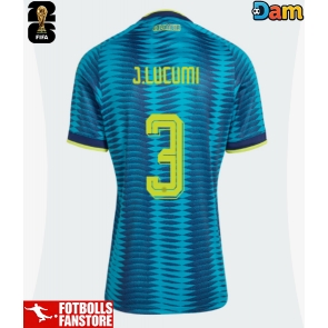 Colombia Jhon Lucumi #3 Bortatröja Dam VM 2026 Kortärmad