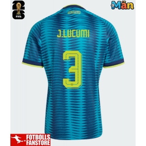 Colombia Jhon Lucumi #3 Bortatröja VM 2026 Kortärmad