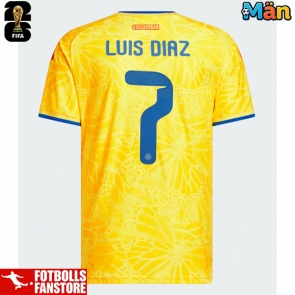 Colombia Luis Diaz #7 Hemmatröja VM 2026 Kortärmad